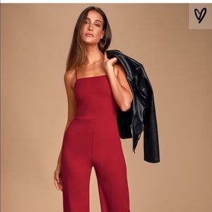Lulu’s Red Jumpsuit